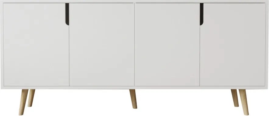 Latina komód, fehér, 180 cm