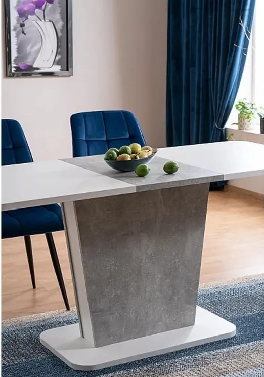 Calipso IN kihúzható asztal fehér 110-145cm