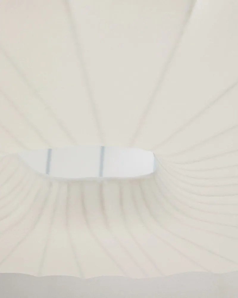 Fehér mennyezeti lámpa textil búrával ø 76 cm Somar – Kave Home