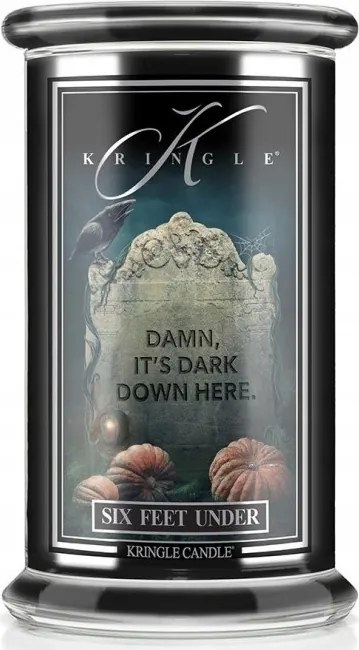 Six Feet Under Kringle Candle nagy gyertya két kanóccal Halloween sorozat