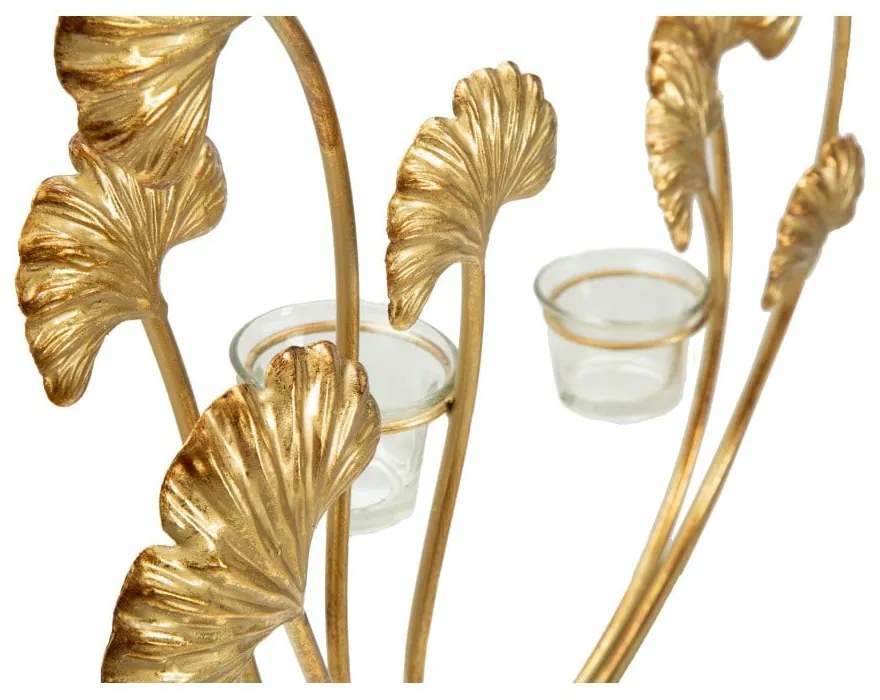 Iris aranyszínű gyertyatartó - Mauro Ferretti