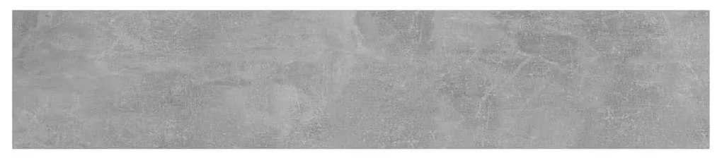 4 db betonszürke szerelt fa könyvespolc 100 x 20 x 1,5 cm