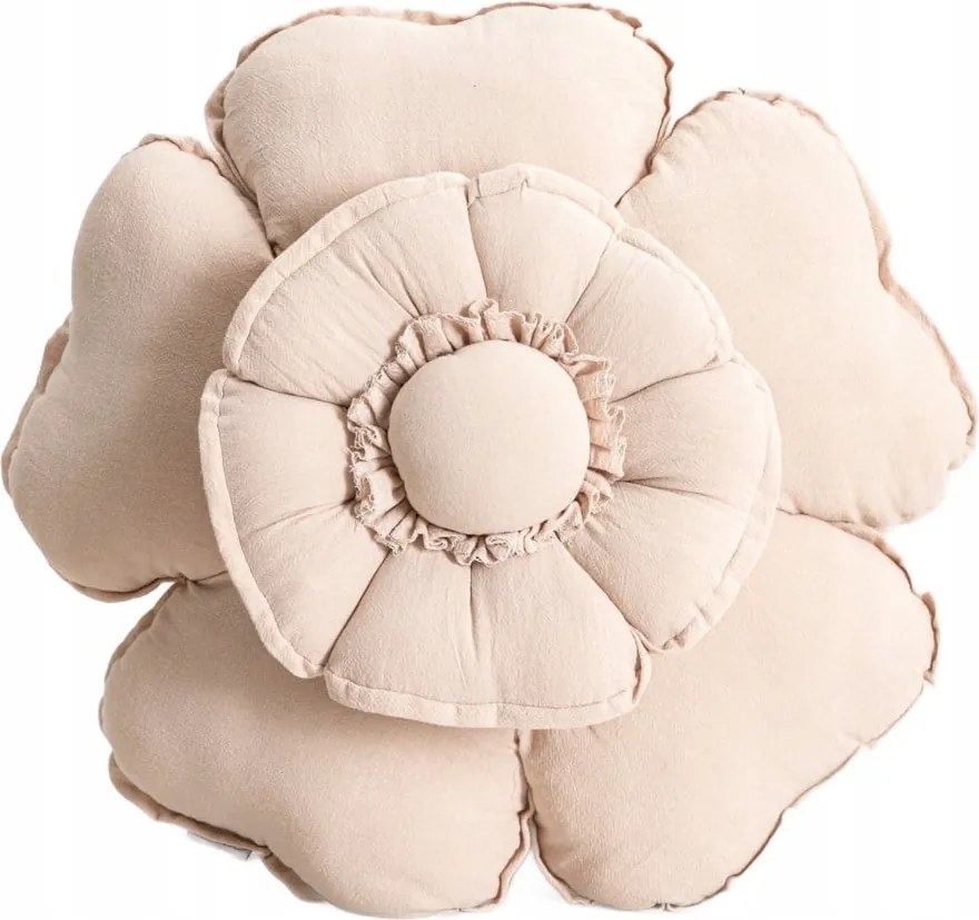 Josefina virág alakú pamut párna 45cm Homla