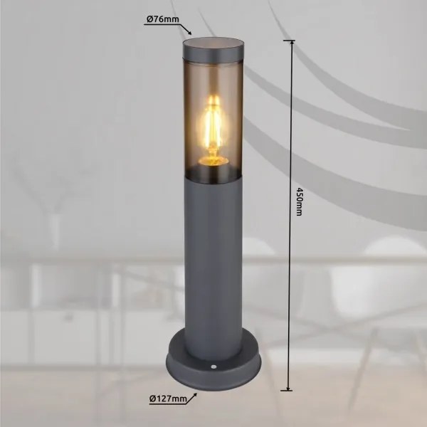 Globo 3158SA - Kültéri lámpa BOSTON 1xE27/23W/230V 45 cm IP44