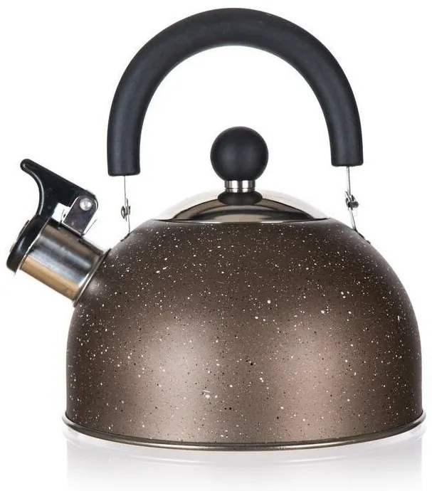 Banquet GRANITE Brown rozsdamentes acél teáskanna, 1,7 l