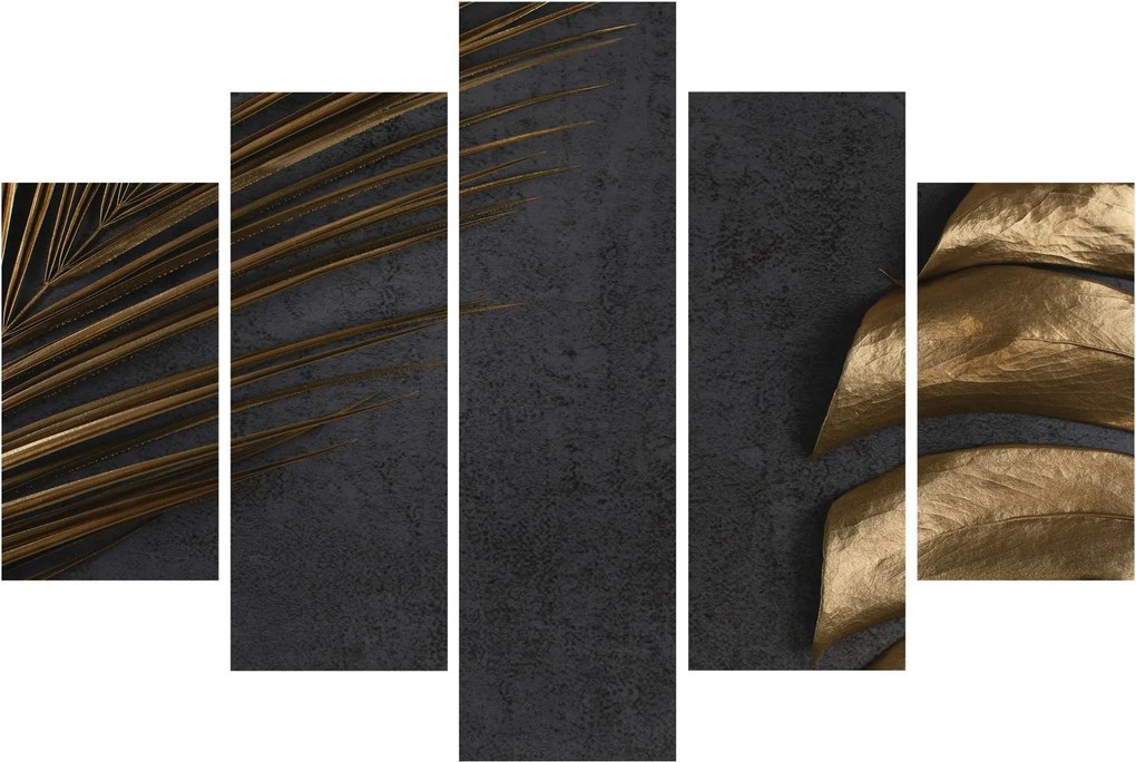 Kép arany levelekkel (150x105 cm)