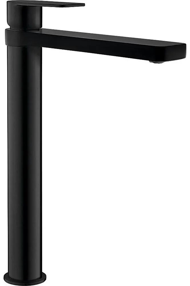 Aqualine - Mosdócsap DAPHNE 29 cm matt fekete