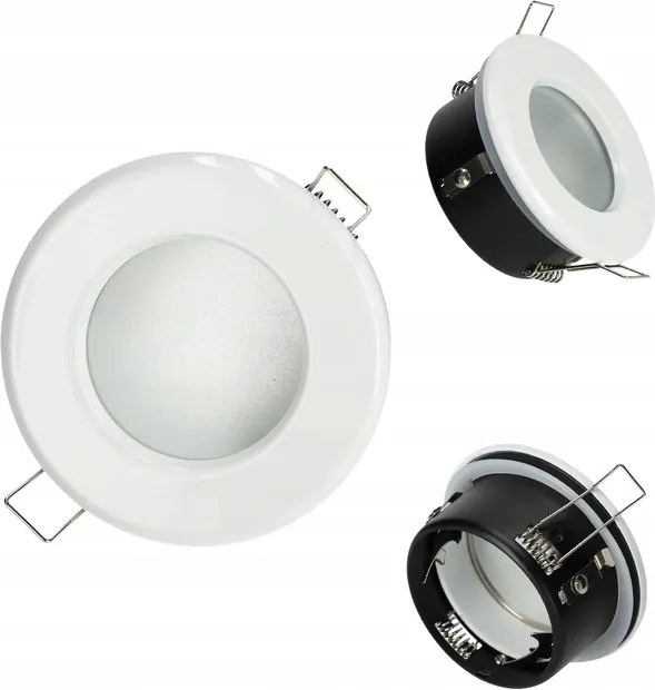 Hermetikus halogén lámpatest, fehér IP44