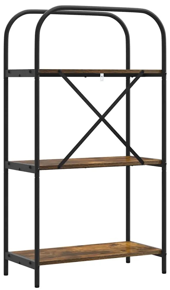 Könyvespolc Füstölt tölgy 60 x 30 x 109 cm Faanyag
