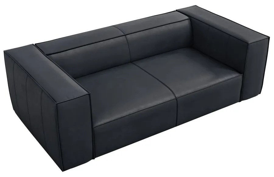 Sötétkék bőr kanapé 212 cm Madame – Windsor & Co Sofas
