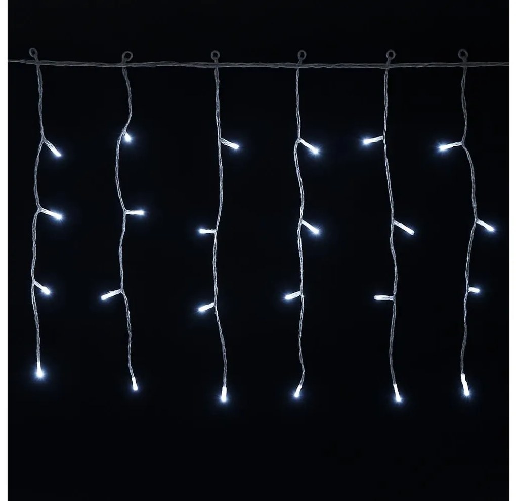 Aigostar - LED kültéri karácsonyi fényfüzér 300xLED/6W/230V/8 funkció/15x0,4m IP44 hideg fehér