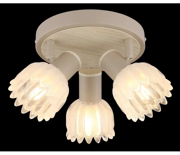 Globo 54317-3 - Irányítható spotlámpa PLANTA 3xE14/40W/230V