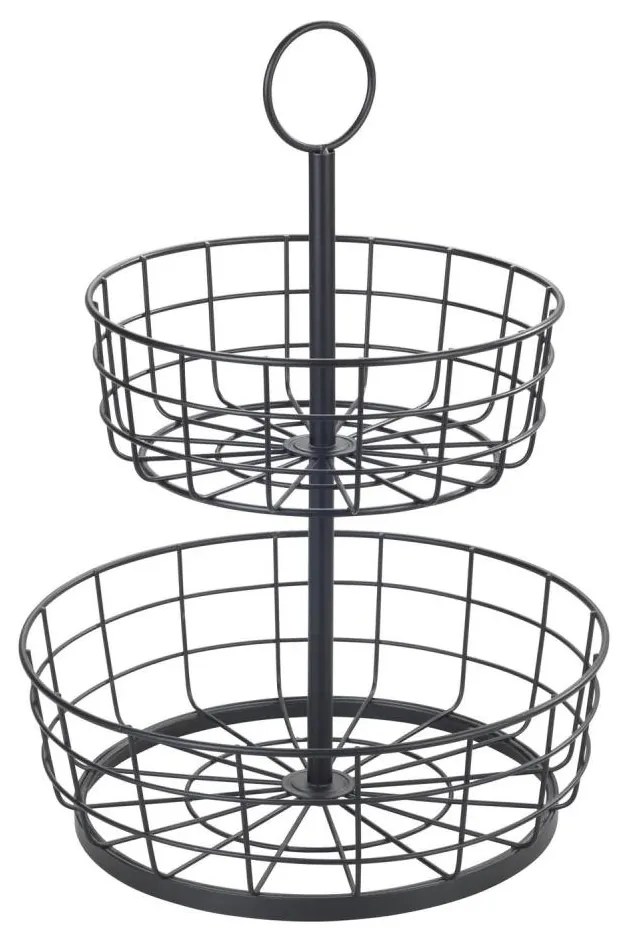 WENKO 88740800 - LOFT kosár 28x39 cm fekete