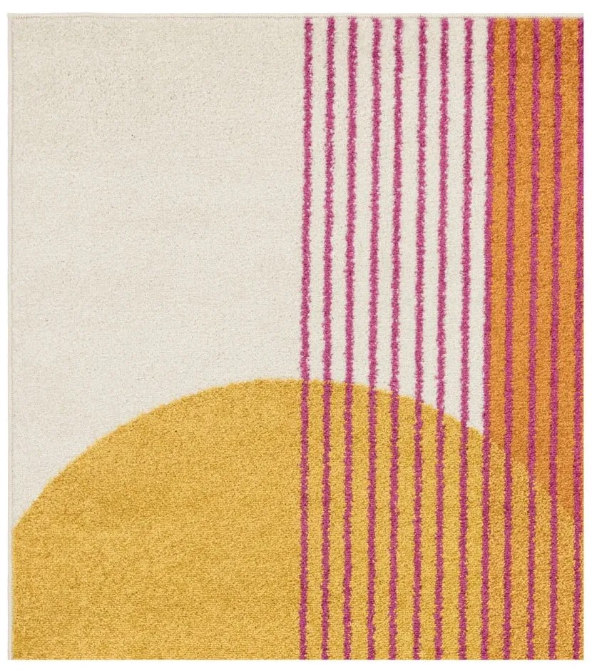 Sárga-narancssárga szőnyeg 200x290 cm Muse Orange Retro – Asiatic Carpets