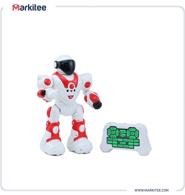 Super Assault Police robotjáték – piros 6002E
