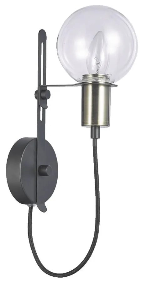 Prezent ABRAZO 64403 Fali lámpa 1x40W/E14 IP20