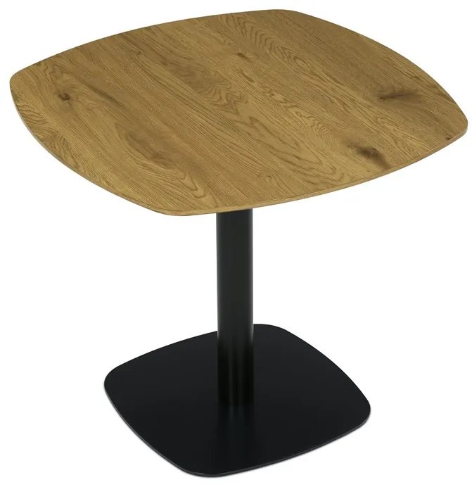 Étkezőasztal 80×80 cm, MDF, Tölgy. OAK