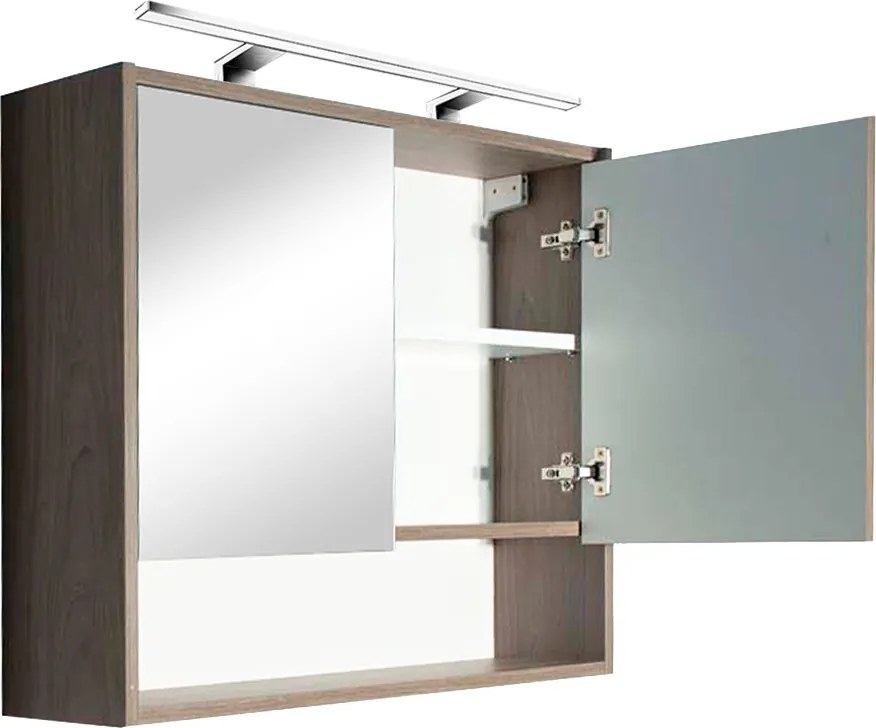 Luna 80 felső tükrös szekrény, Sonoma tölgy