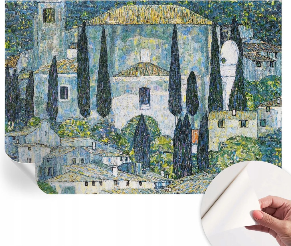 Modern öntapadós fotótapéta Mosható ciprus házak 312x219 cm