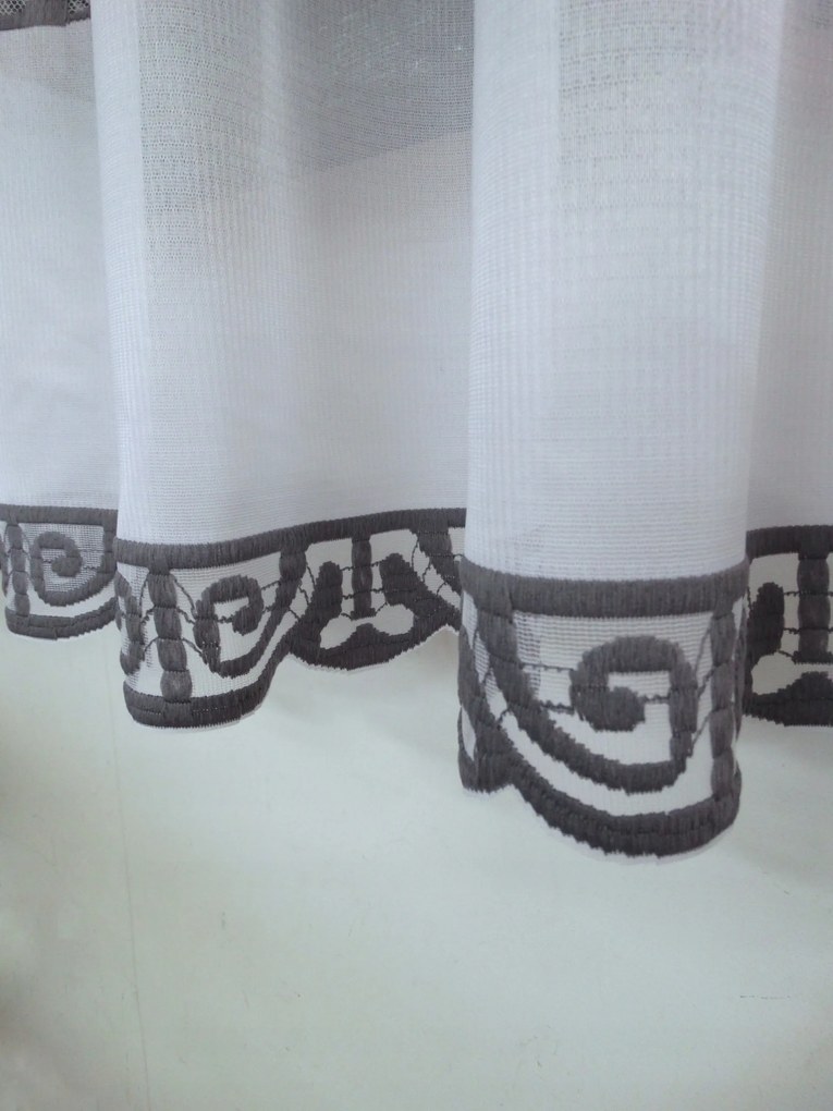 Mg Függöny 573/116 Szürke 350X250cm Kész Szalaggal M