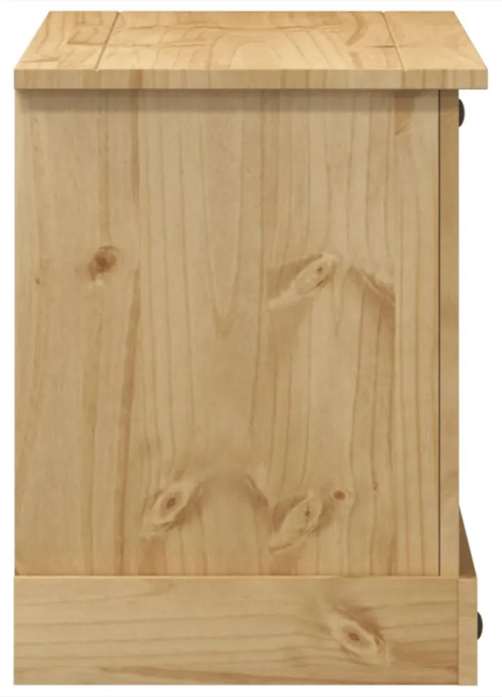 Corona tömör fenyőfa TV-szekrény 100 x 40 x 52 cm