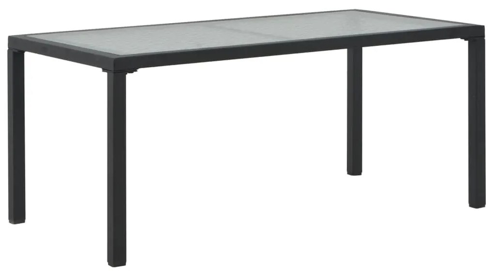 3-részes szürke polyrattan kerti bútorszett párnákkal