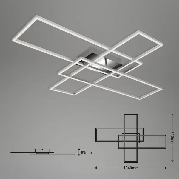 Briloner - LED Dimmelhető felületre szerelhető csillár FRAME LED/50W/230V
