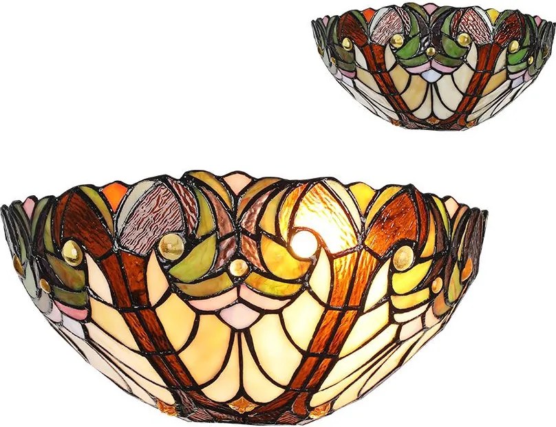 Prezent TIFFANY XX. 1703 Fali lámpa 1x60W/E27 IP20