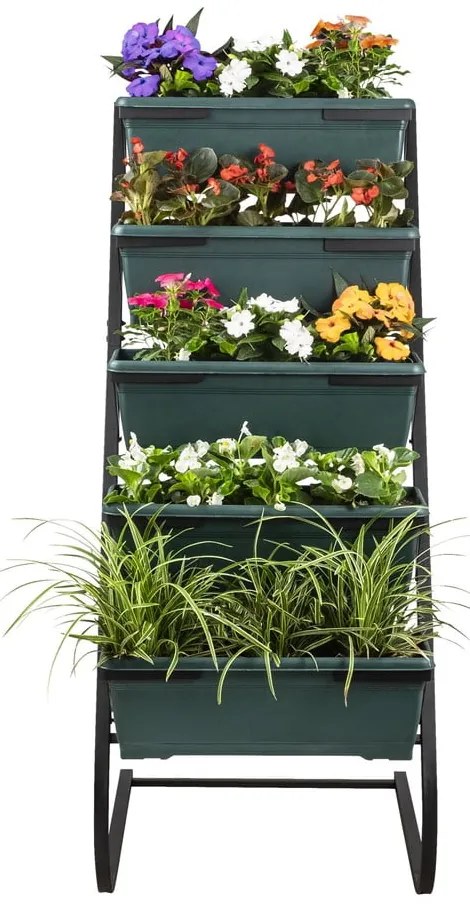 Fém virágtartó állvány (magasság 130 cm) – Floriane Garden