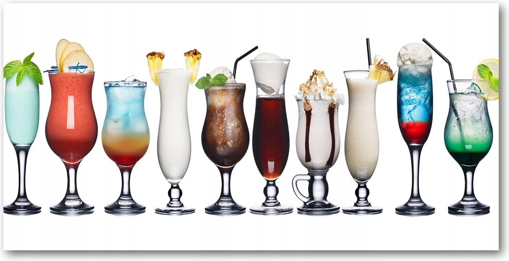 Fotó kép edzett üveg ital szett 140x70