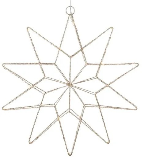 Aranyszínű fénydekoráció karácsonyi mintával ø 31 cm Gleam – Markslöjd