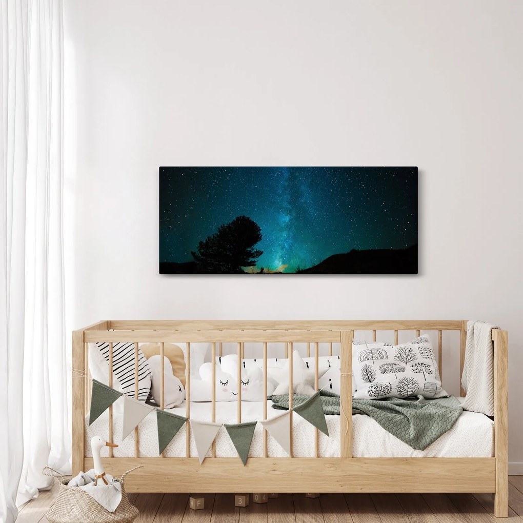Egy éjszakai égbolt csillagokkal (120x50 cm)
