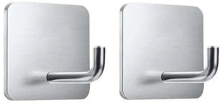 Öntapadós fémhorog - 2 db