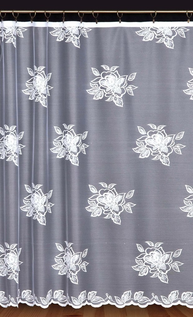 Mg Függöny Z029 Fehér 330X110cm Kész G Szalaggal