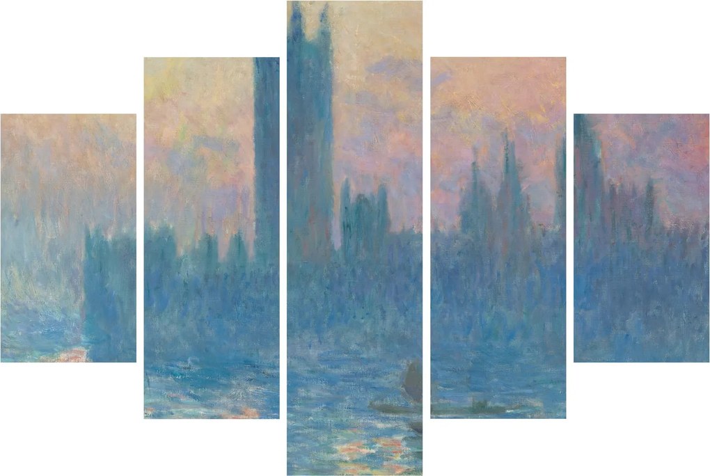 Kép - Claude Monet, The Houses of Parliament, Sunset, reprodukciók (150x105 cm)