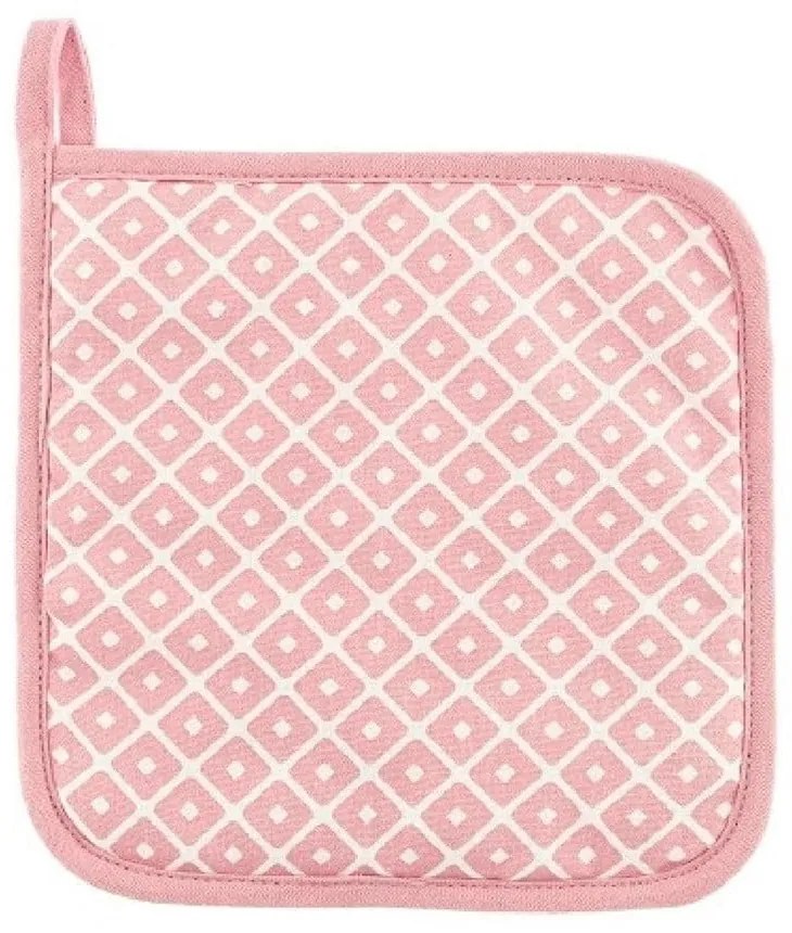 Dot 2 db rózsaszín pamut edényfogó - Tiseco Home Studio