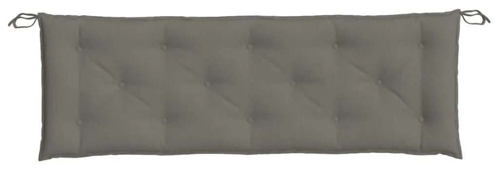 melange sötétszürke szövet kerti padpárna 150 x 50 x 7 cm