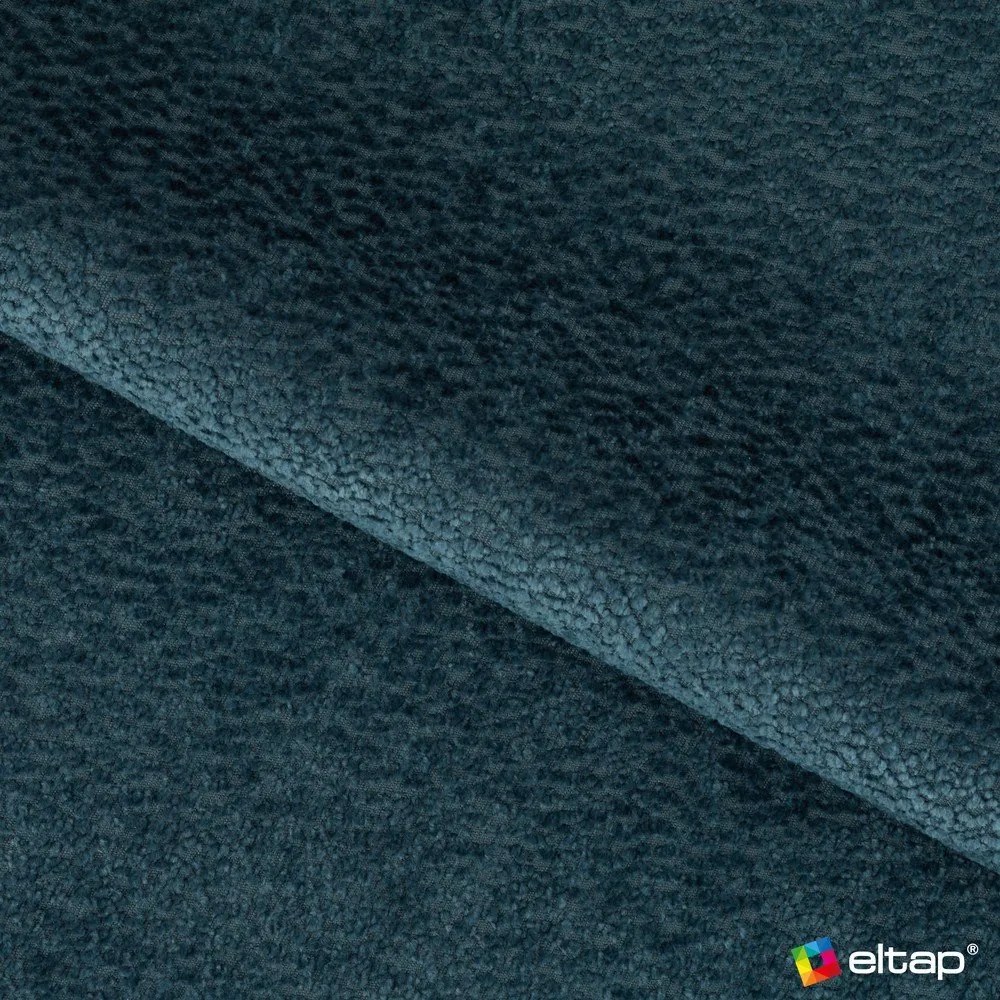 Kék kárpitozott ágyneműtartós franciaágy ágyráccsal 140x200 cm Dizzle – ELTAP