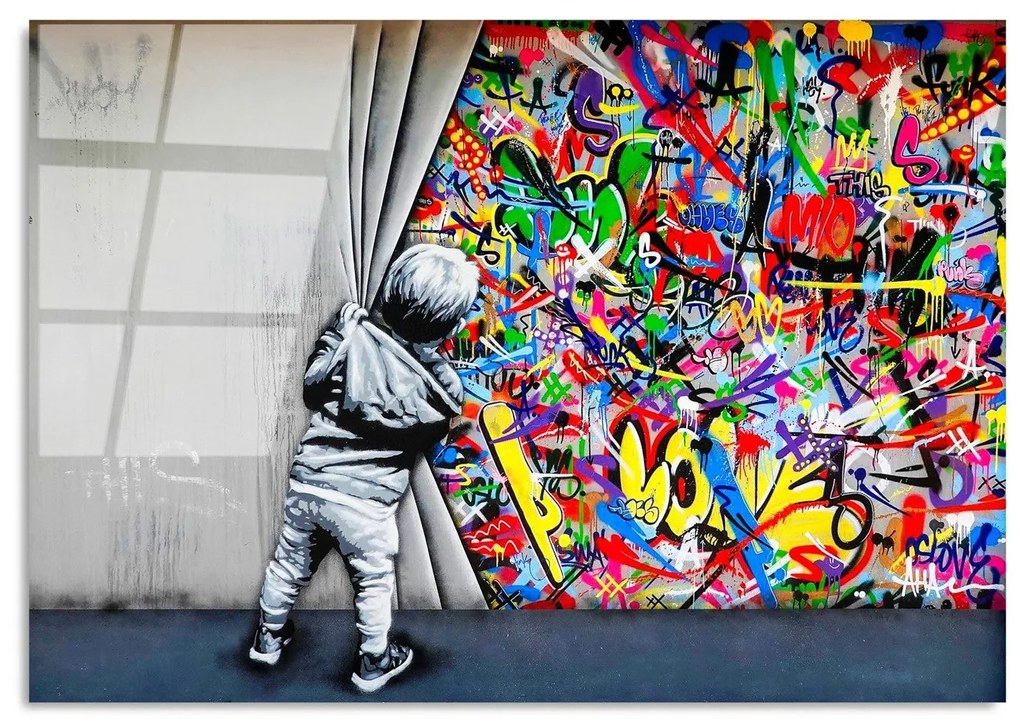 Edzett üveg falikép dekoráció, UV-782 70 x 100