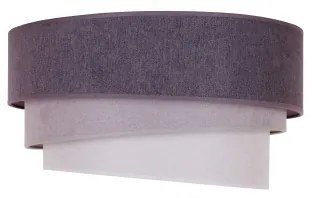 Duolla - Csillár zsinóron TRIO 1xE27/15W/230V átm. 45 cm antracit/szürke/fehér