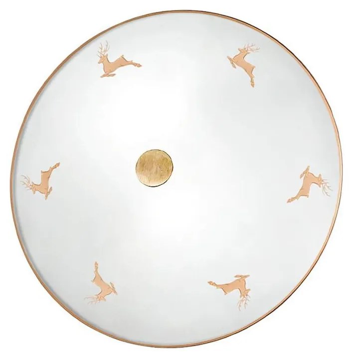 Kolarz 731.U12.4.150- Fali lámpatest NONNA 2xE14/60W/230V Ø 32 cm, rózsaarany kivitel