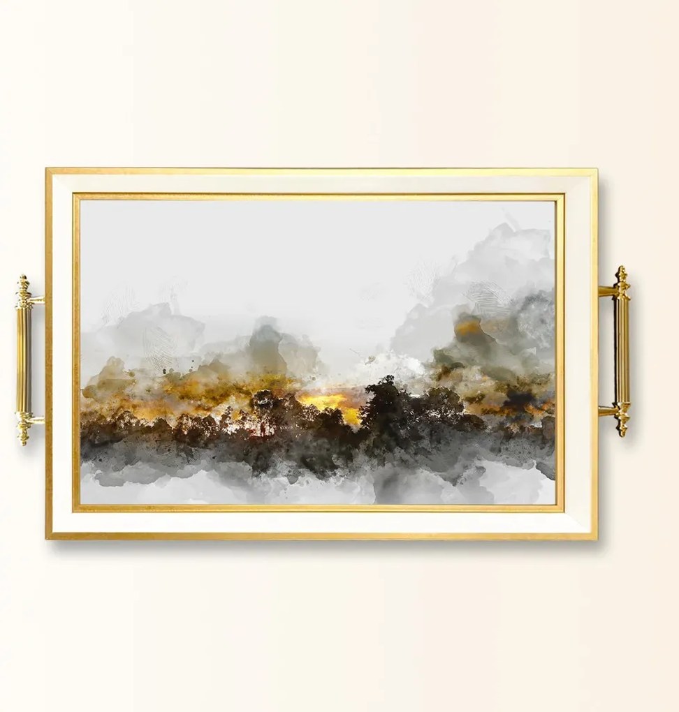 Üveg tálca, 38×24 cm – TPB9947