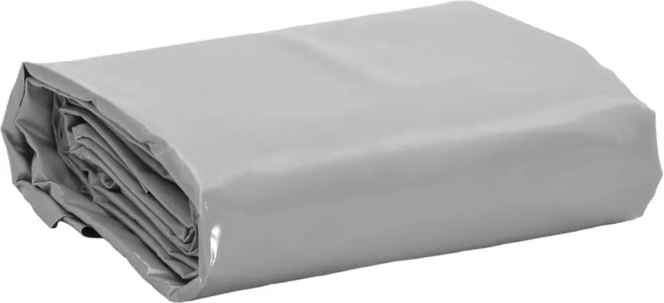 vidaXL szürke ponyva 5 x 7 m 650 g/m²