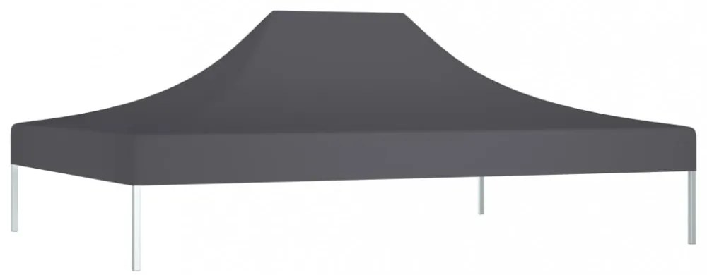 antracitszürke tető partisátorhoz 4 x 3 m 270 g/m²
