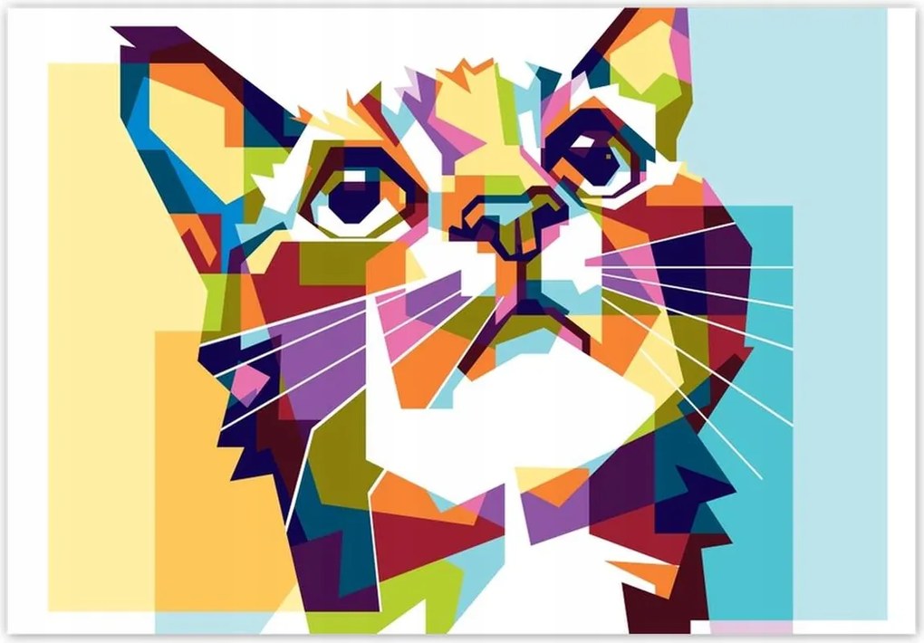 Fotótapéták 368x254 Absztrakt macska