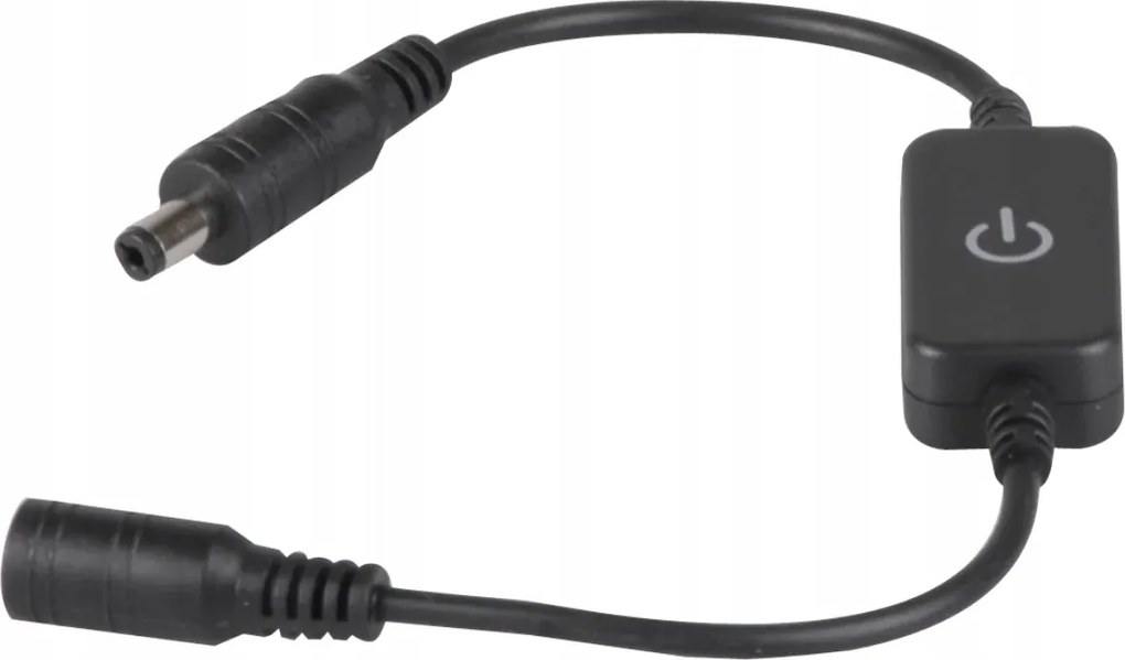 Polux Érintőkapcsoló LED-es fényerőszabályzóval Fekete 12-24V 2A IP20