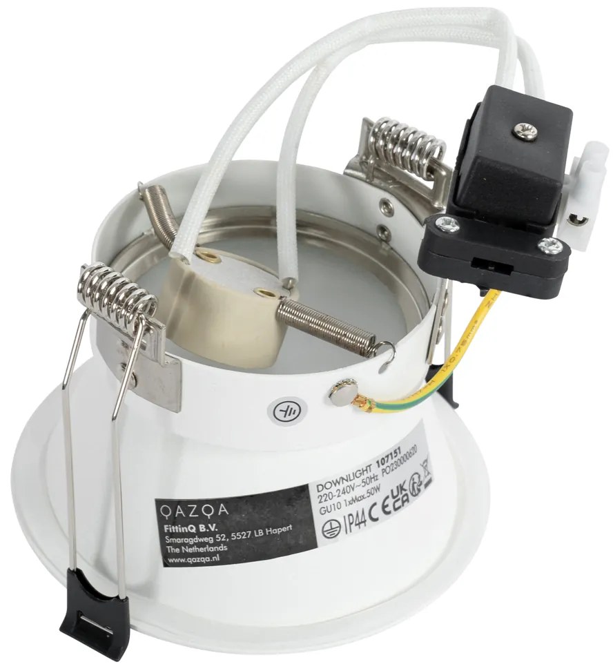 Okos süllyesztett spotlámpa fehér IP44, Wifi GU10 70mm-rel - Dept