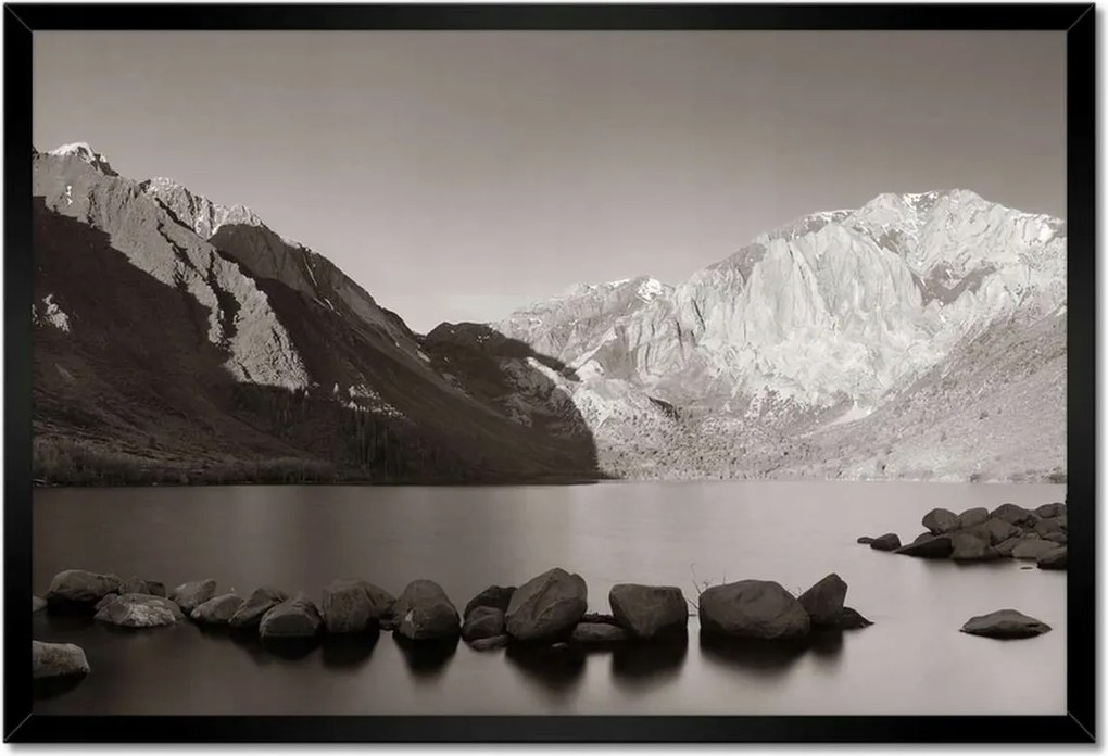 Poszterek keretben 60x40 Hóhegy Yosemite-ben