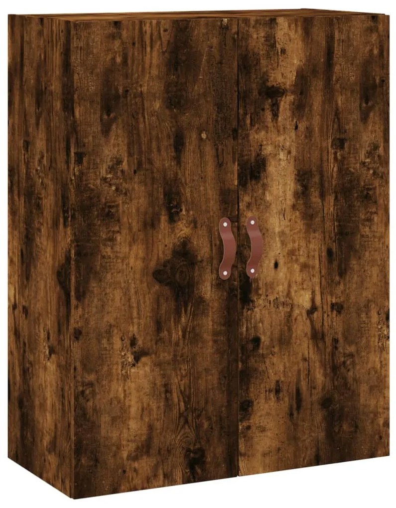 füstös tölgy színű fali szekrény 69,5 x 34 x 90 cm