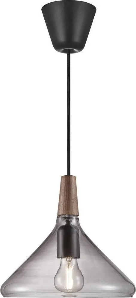 NORDLUX 2120853047 NORI Modern Függesztett Lámpa Füstös E27 IP20